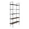 Hastings Home 5-Tier Freestanding Bookcase, Brown 335122TTT - alternate 2